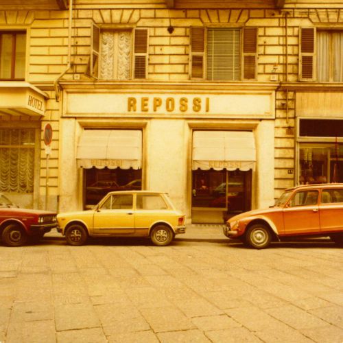 Costantino Repossi  boutique in Turin 1970