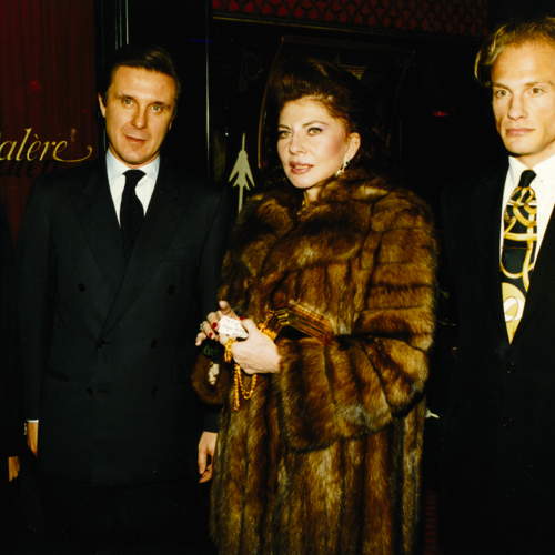 Paris Exhibition 1994, Mrs and Mr Alberto Repossi, HRH Soraya Esfandiary