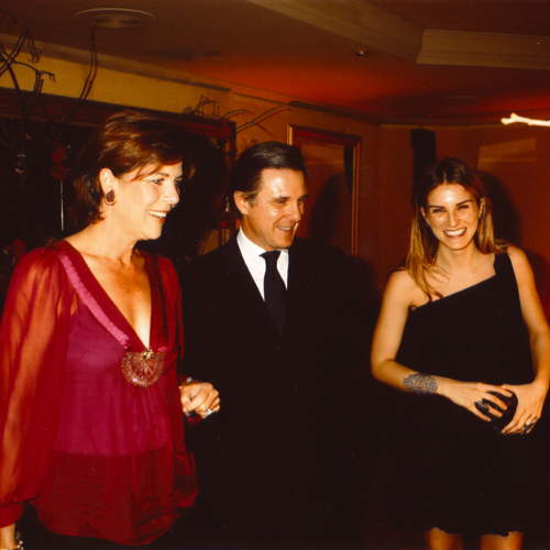 Paris Czarina Exhibition 2008 with HRH Princess Caroline of Monaco, Mr Alberto Repossi and Miss Gaia Repossi