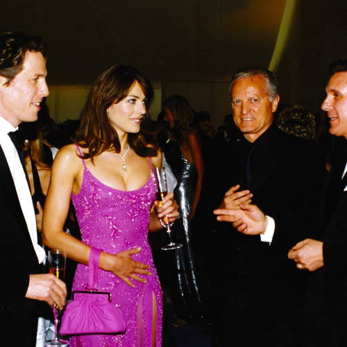 Diamonds 2000 London exhibition Mr Hugh Grant, Miss Elisabeth Hurley, Mr Santo Versace, Mr Alberto Repossi