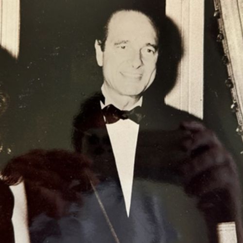 Repossi Prix de la Danse, Paris 1994, Mr and Mrs Alberto Repossi with Jacques Chirac, French Prime Minister